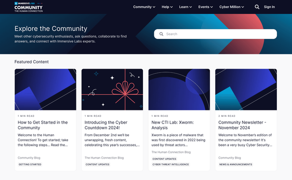 Immersive Labs launches online community to improve cyber resilience